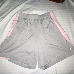 Pink and grey kids shorts